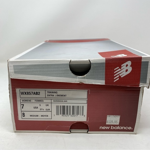 New Balance 857v2 All Black WX857AB2 Cross Training Shoes - Picture 7 of 7